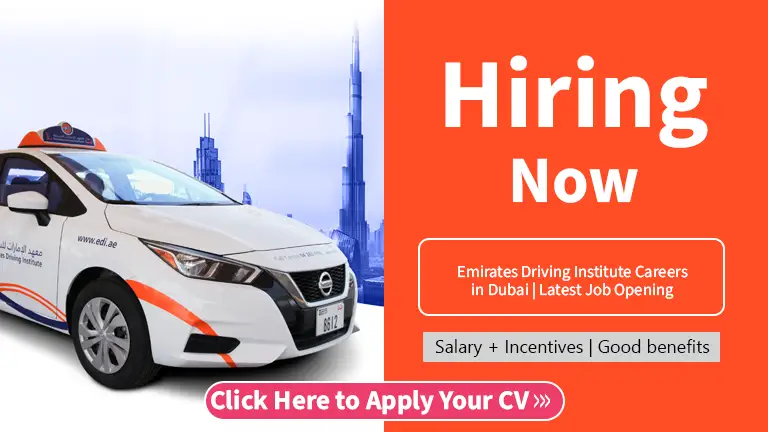 Emirates Driving Institute Careers in Dubai | Latest Job Opening 2024