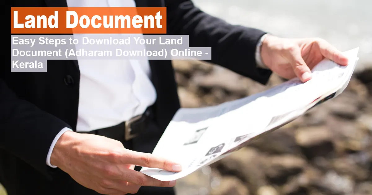 Adharam Download: Keeping land documents, and their copies is an important task. But many people don't know that it can be done online. Land Document Copy ( Aadharam ) Online process is a very easy thing that anyone can do if they have all the required documents. Anyone with very basic computer skills can easily apply for Copy ( Aadharam ) land documents online. Let's see how it works. How to Get Adharam Copy Online Process? It is very important to keep the land document Copy ( Aadharam ) with you. At the same time it is very easy. Aadharam Copy is required for all legal matters. Also, a land document Copy ( Aadharam ) is required to transfer the land to another person and to make new changes. The different steps for the Land Document Copy Online process are: Step-by-Step Guide to Adharam Download 1.For land-related information, the application should be submitted through the official website.This is a government website that contains all the information related to land registration and property records. how to get Adharam copy online 2.If you are a new Person in the site you will need to register. For that you have to put name, email id and a password. 3.Click on the required link from the website. If you need a land document Copy ( Aadharam ), click on "Apply for Land Document" link. Adharam copy online 4. Entered the property-related information. Correctly enter the plot number, survey number and identification number associated with the location. 5. Upload the other required documents. In some cases, documents including the identity card of the applicant may be required to be uploaded. 6. A certain charge has to be paid to get the land document Copy ( Aadharam ). Do it exactly as it says on the site. 7. If the application is successfully submitted, you will receive a tracking number. It can be used later to know the status. 8. Once the land document Copy ( Aadharam ) is ready you can download it directly or through the website. Major things to know about your Adharam Download Online process The land document Copy ( Aadharam ) should be applied by the land owner or legal representative. Government-approved identity card is mandatory for applying land document Copy ( Aadharam ). A certain charge will be paid as a fee according to each location. It takes days or sometimes weeks to get the land document Copy ( Aadharam ). FAQ's 1. Land Adharam Copy Online process is easy or not? If you have all the required documents then you can easily apply for land document Copy online. But only the owner of the land or the legal representative can apply for a copy of the legal document. 2. Land Document Copy Online process is secure or not? By applying through the official website, it is possible to process the application securely. But while choosing the website URL make sure that it is the official website. 3. Are there any options to correct the Land Document Copy Adharam Download Online process? After reviewing the application before submitting the final Copy, information can be edited as per the requirements. 4. How to know the document is ready? You can check your application status online anytime. Once the Copy is ready, you will be notified via SMS or email. 5. Can i do the Land Document Copy Online process for someone else? Yes. You can apply for land document Copy ( Aadharam ) on behalf of someone else if you have legal authorization from the owner. [embed]https://youtu.be/LbDANtJ-LGk[/embed] Conclusion: Land Document Copy ( Aadharam ) Online process is very simple. But start the application process only by having the correct documents. Also make sure to keep the tracking number when you get it. The website is designed in such a way that anyone with a very basic computer can do it from anywhere. Make sure to always carry the land document Copy ( Aadharam ) for land related processes.