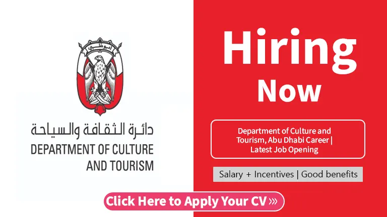 Department of Culture and Tourism, Abu Dhabi Career | Latest Job Opening 2024