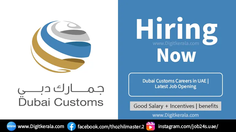 Dubai Customs Careers in UAE | Latest Job Opening 2024