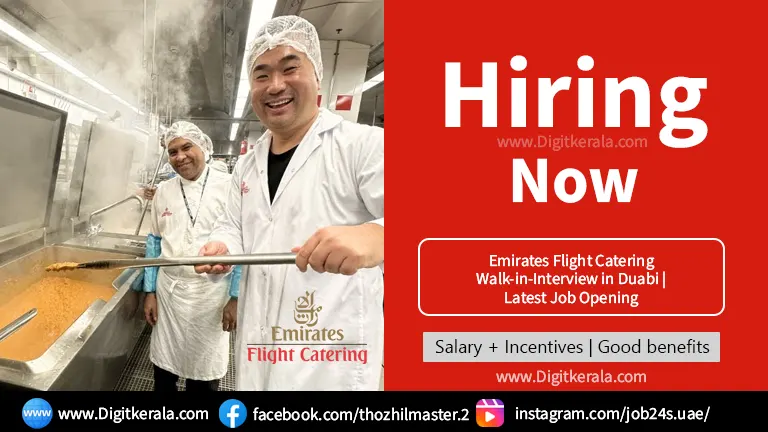 Emirates Flight Catering Walk-in-Interview in Duabi | Latest Job Opening 2024