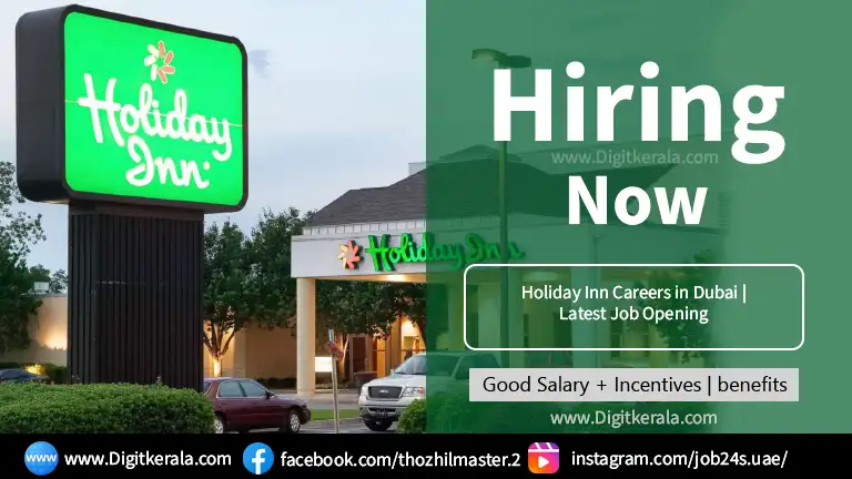 Holiday Inn Careers in Dubai | Latest Job Opening 2024