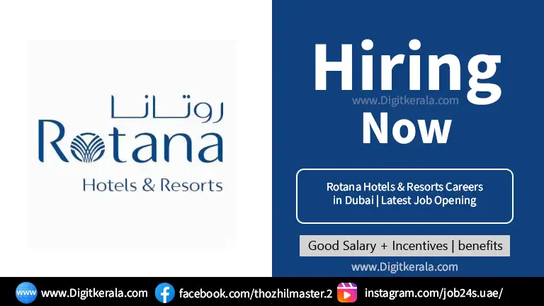 Rotana Hotels & Resorts Careers in Dubai | Latest Job Opening 2024