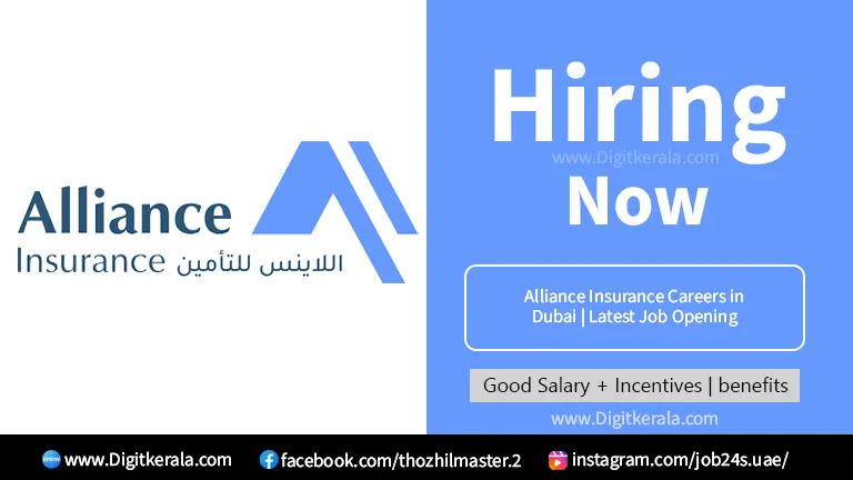 Alliance Insurance Careers in Dubai | Latest Job Opening 2024